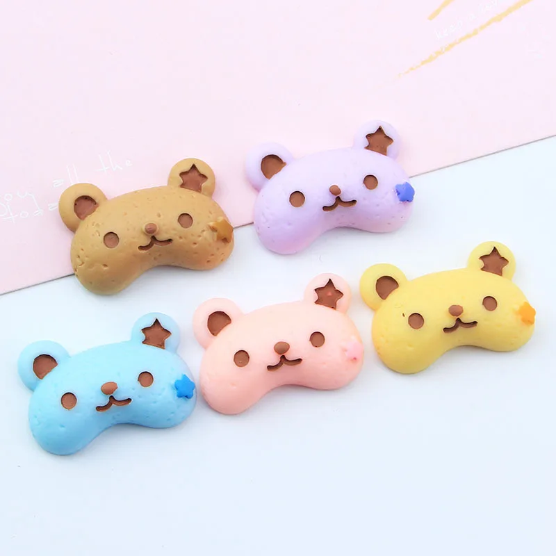 Cute Resin Cat Cabochons Flatback for Scrapbook 10pcs Kawaii Cartoon Kitten Head Flat Back Embellishment for Dome Decoration