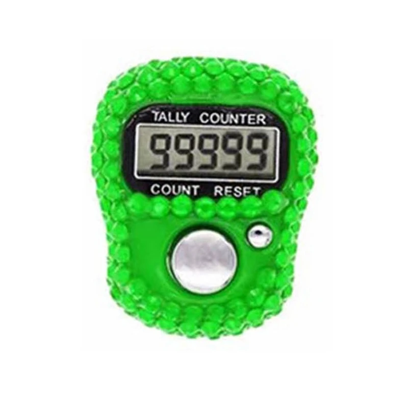 Portable Handheld Tally Counter Electronic Digital Finger Rings Hand Tally Counter for Enthusiasts and Designers