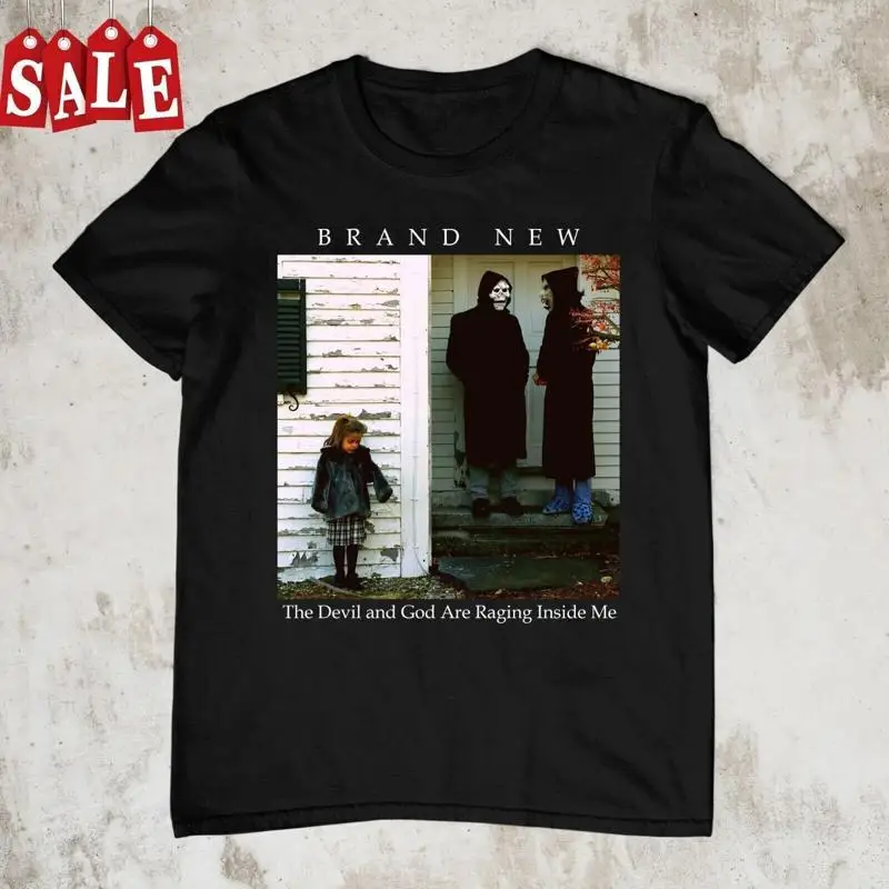 New Brand The Devil And God Are Raging Inside Me Cotton Men T shirt