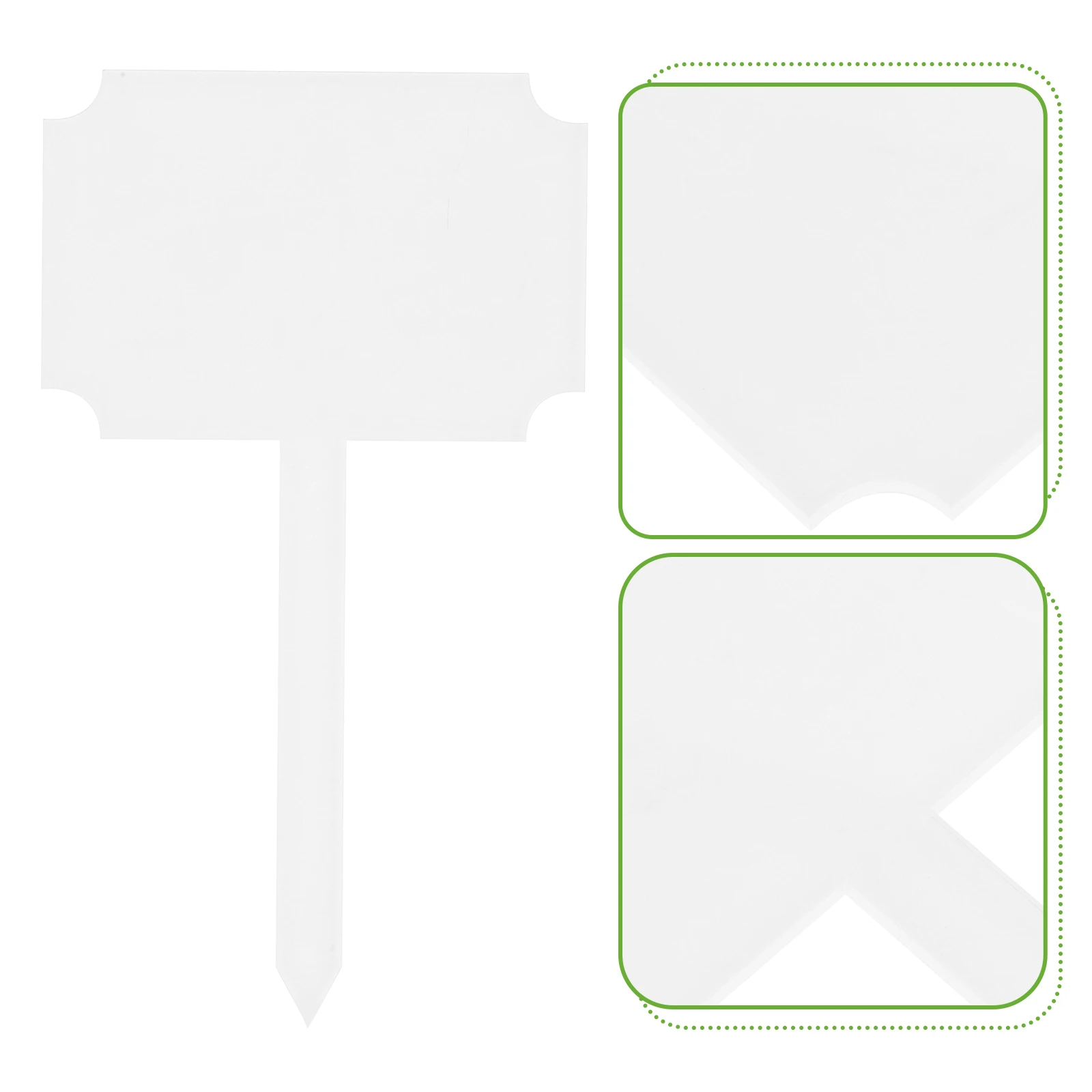 

1pcs Plant Tags Acrylic Heat Transfer Labels Garden Markers Potted Plants Nursery Labels Greenhouse Decorations