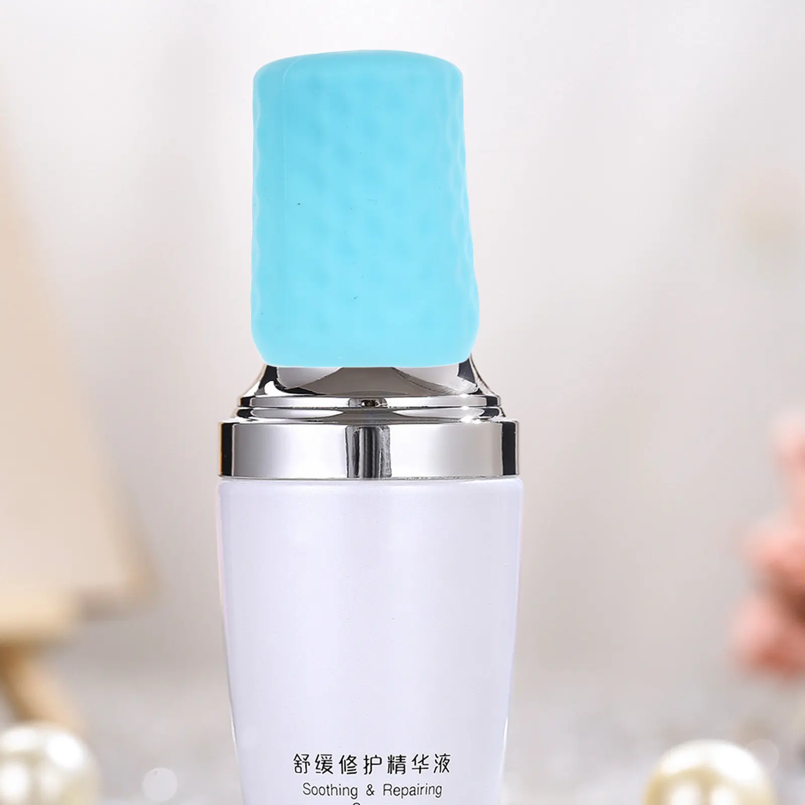 20Pcs Travel Size Silicone Bottle Sleeve Leak Proof Protector Elastic Travel Bottle Covers Toiletries Vial Protector Case