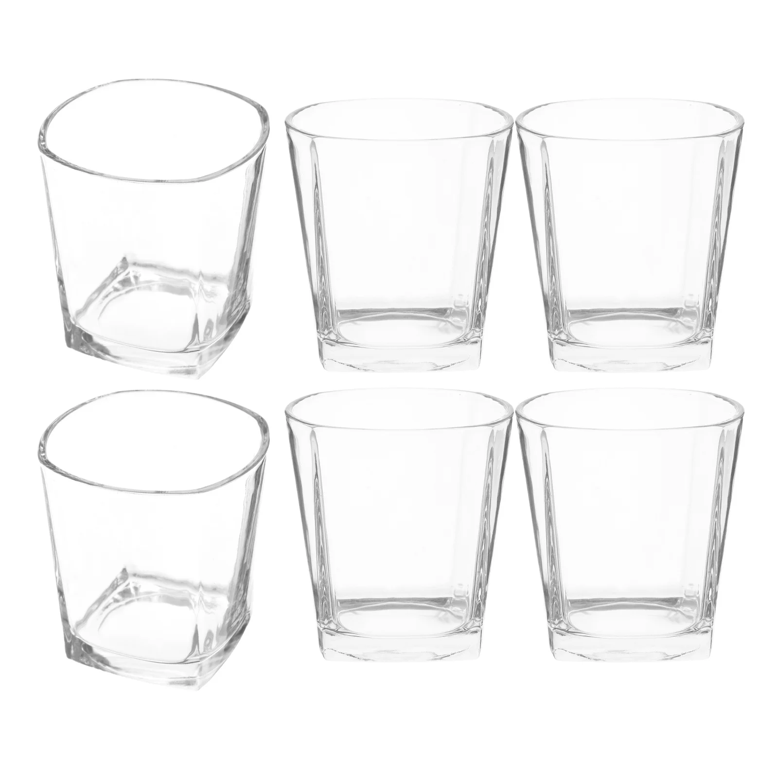 

6Pcs Whisky Cocktails Glasses Set Ideal for Tasting Various Drinks Safe Glass Material 270ml Whiskey Glass