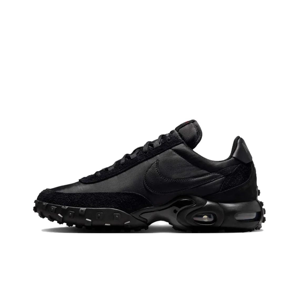 Nike Air Max Waffle Racer Casual Shoes Unisex Low Top Black FV6946-001