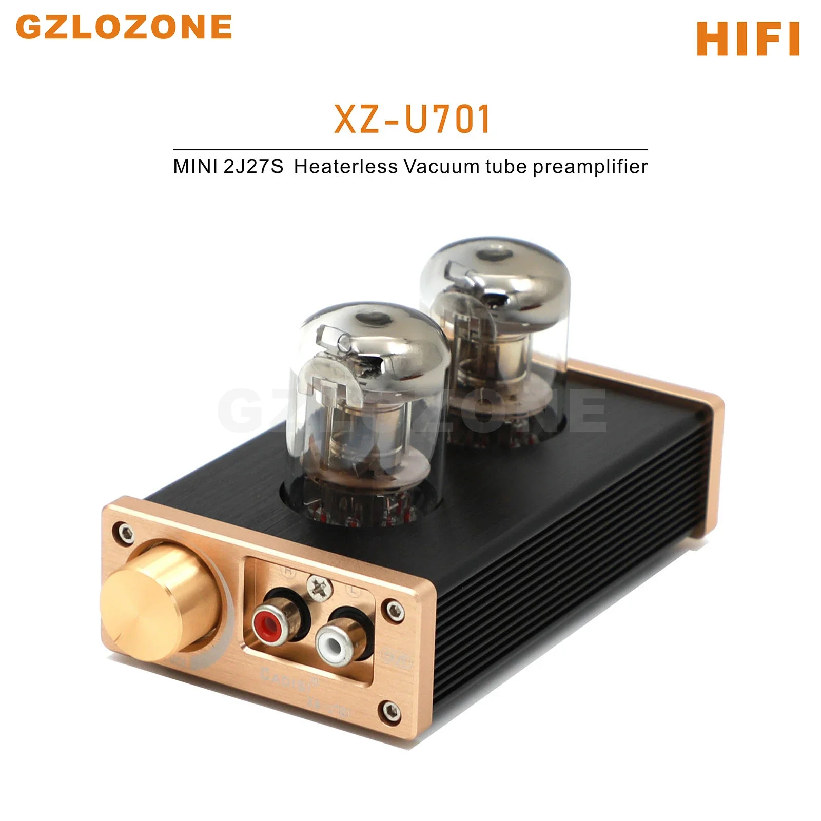 XZ-U701 High voltage Vacuum tube preamplifier MINI 2J27S Heaterless tube preamp