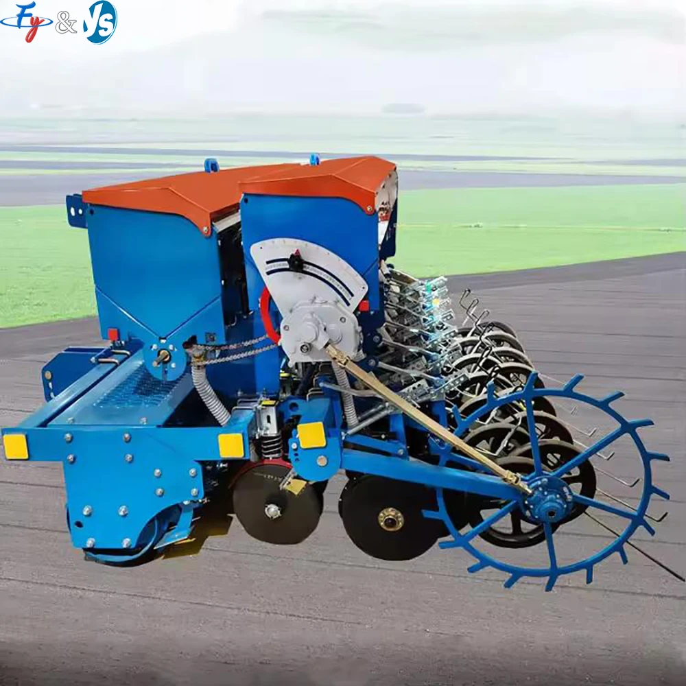 Sembradora Combinada de Trigo 20 en 1, Máquina Agrícola para Fertilizar y Sembrar Trigo, Arroz, Quinoa, Alfalfa y Semillas de Pasto