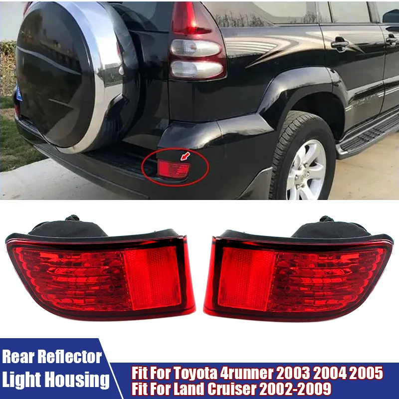

Корпуса задних сигнальных фонарей (левый и правый) для Toyota 4Runner и Land Cruiser, накладки на противотуманные фары, автомобильные аксессуары