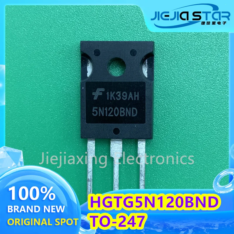 2 pieces 5N120BND 100% brand new imported TO-247 high power IGBT tube 1200V induction cooker tube HGTG5N120BND Electronics