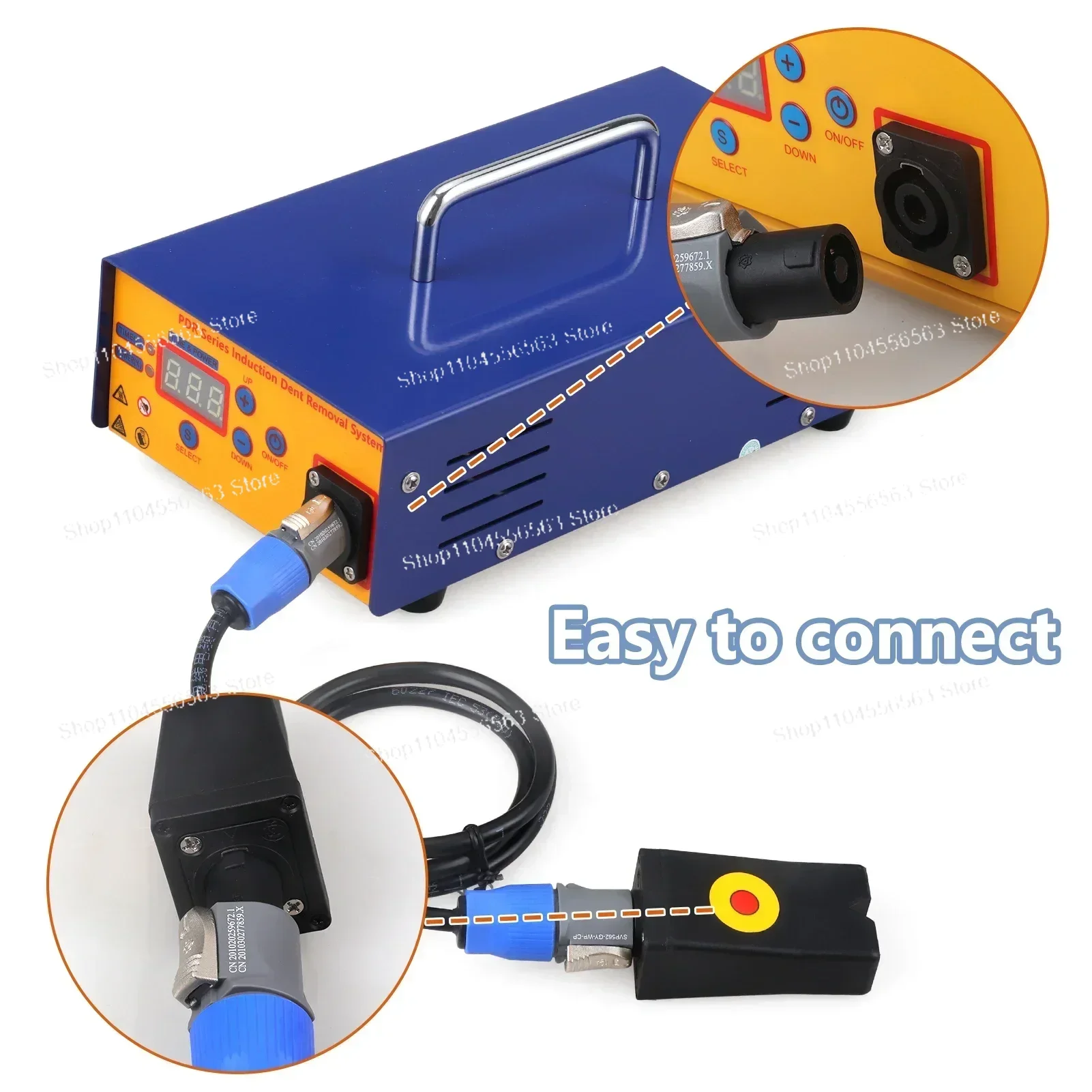 Automobile Paintless Dent Repair: Induction Heating Removal Equipment for Car Body