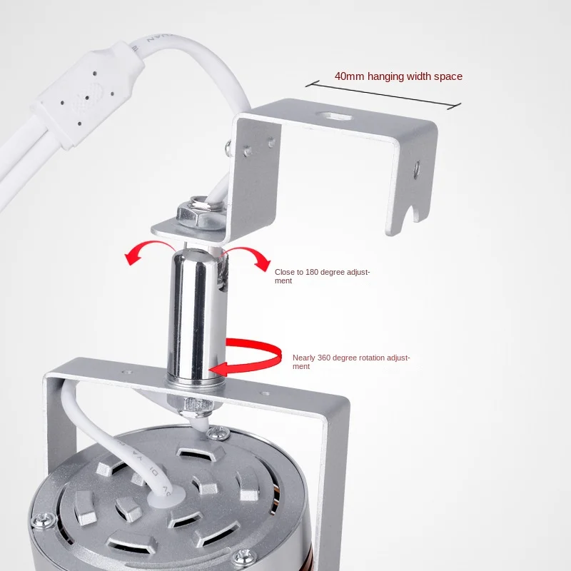 ضوء معرض مجوهرات اليشم ، مضاد للوهج ، تعتيم ذكي ، تعديل اللون ، لون حقيقي ، حجر صغير جدًا ، تركيب سريع ، 75 واط
