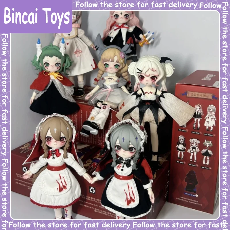 

Подлинная серия Nyssa Bizarre Nightmare Bjd, слепая коробка, 12 очков, милая коллекция экшн-фигурок, украшение для рабочего стола, модный тренд, подарок