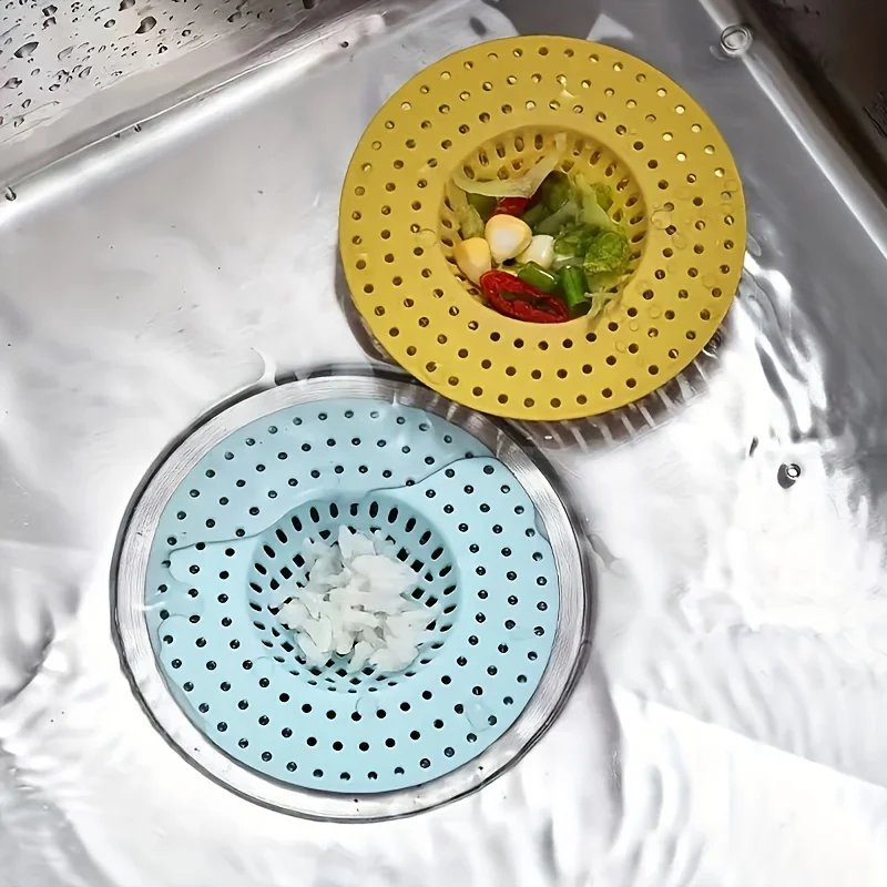 

1 kitchen sink with anti clogging filter screen for washing food residue