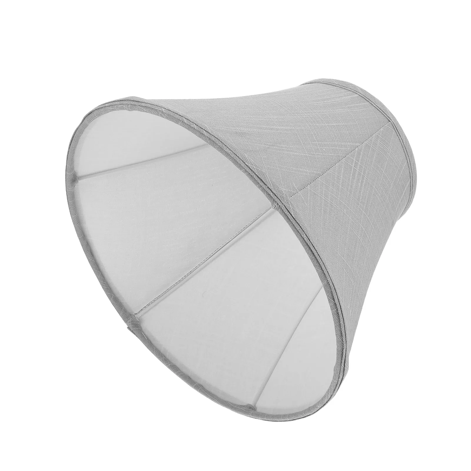 

Современный конический льняной абажур-колокол, складной, 13x9x7, для маленьких настольных и напольных ламп, для спальни и гостиной, декоративный