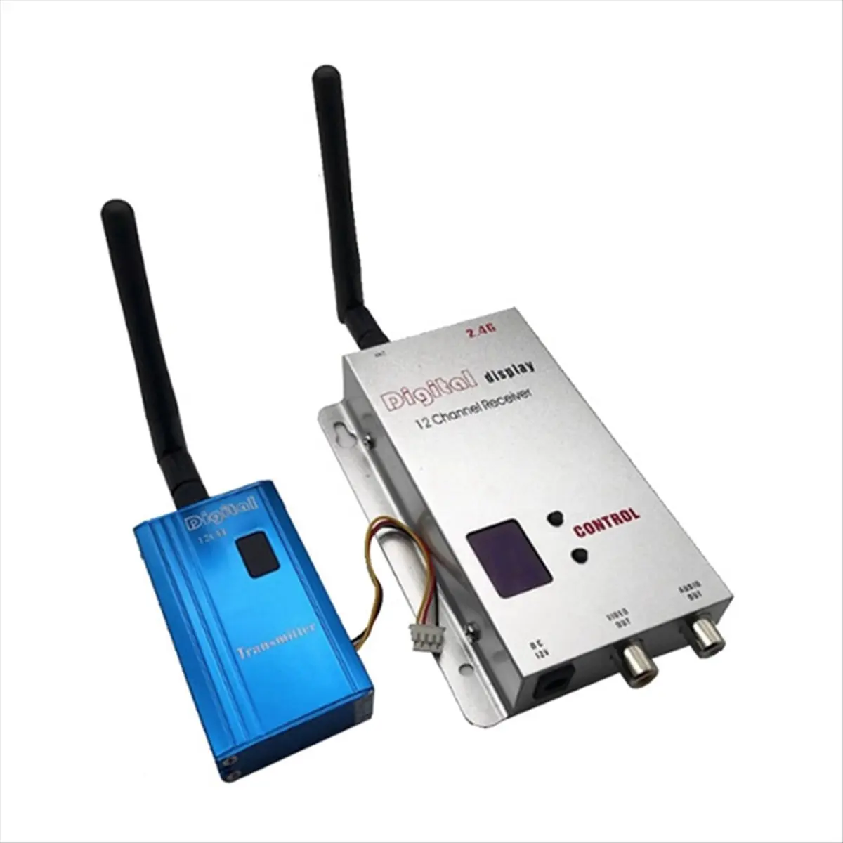 TCE 2.4G 1W FPV VTX+VRX 12CH FPV Audio Video Receiver Transmitter for FPV Long Range Drone Airplane Quadcopter