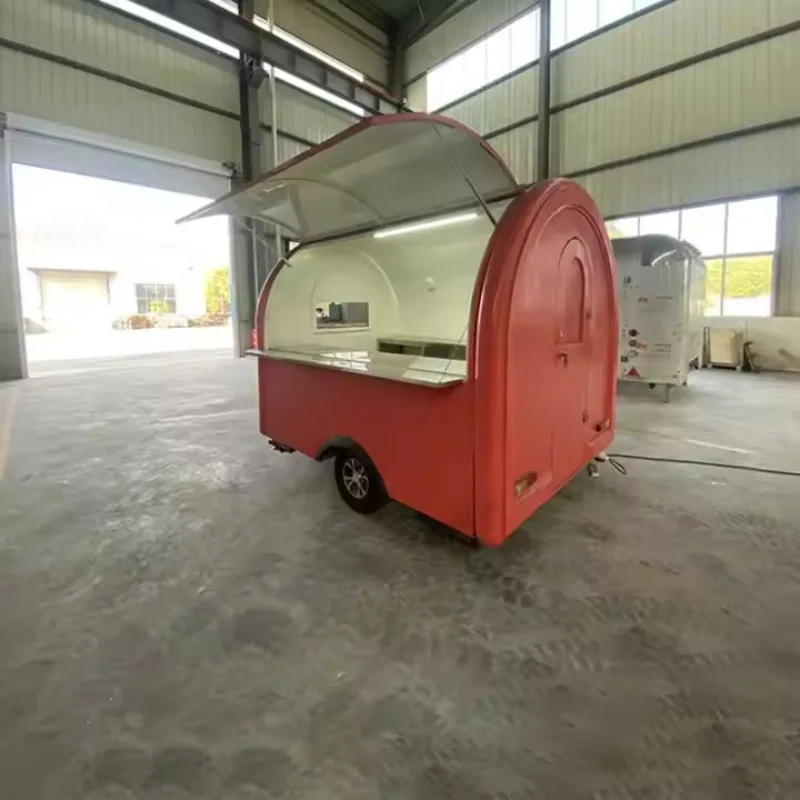 شاحنة طعام الآيس كريم، شاحنة هوت دوج، مقطورة طعام مرخصة مع شاحنة طعام معدات الخبز