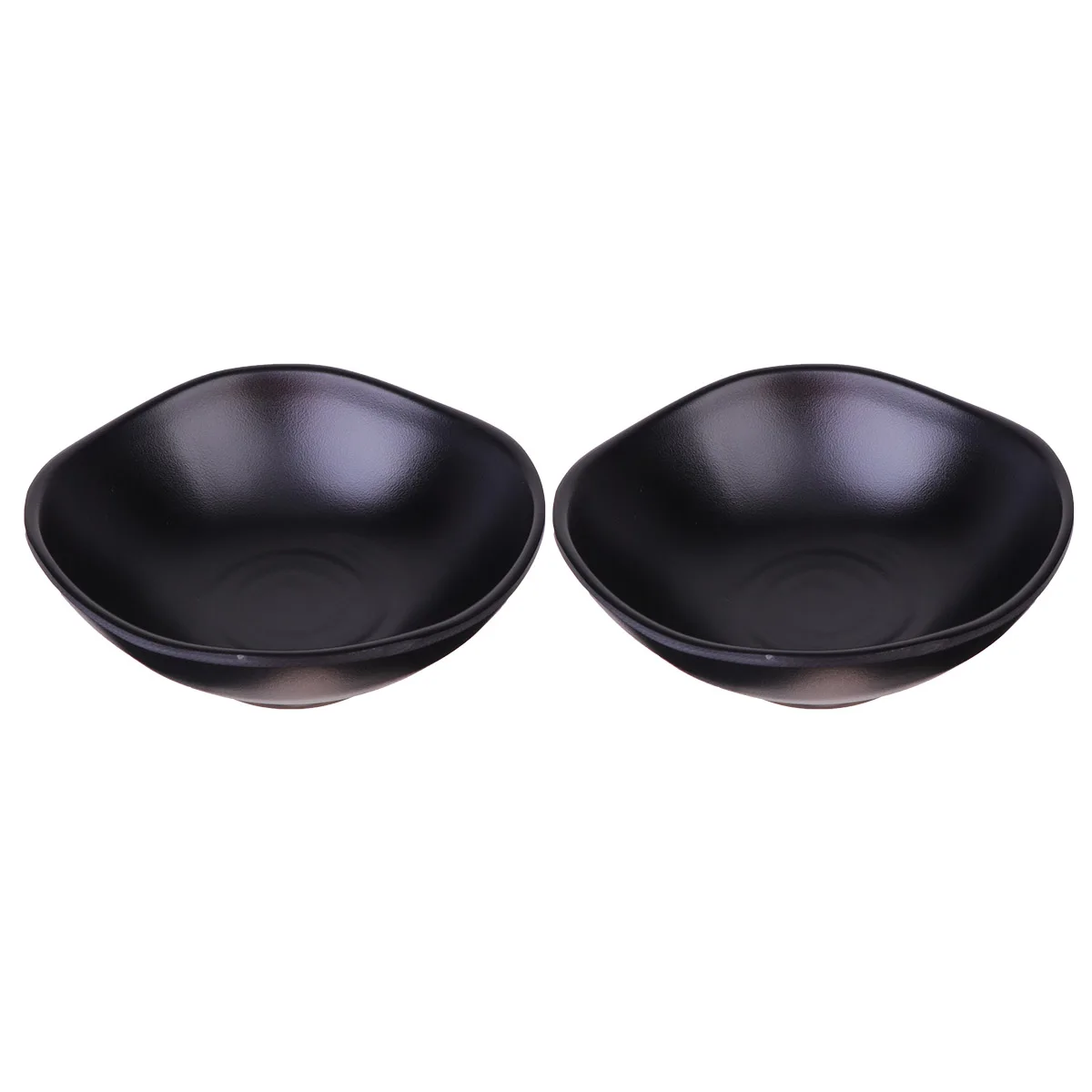 

2pcs Seasoning Bowl Melamine Sauce Dish for Restaurant Kitchen Heat Resistant Appetizer Bowl Buffet Food Serving Dish