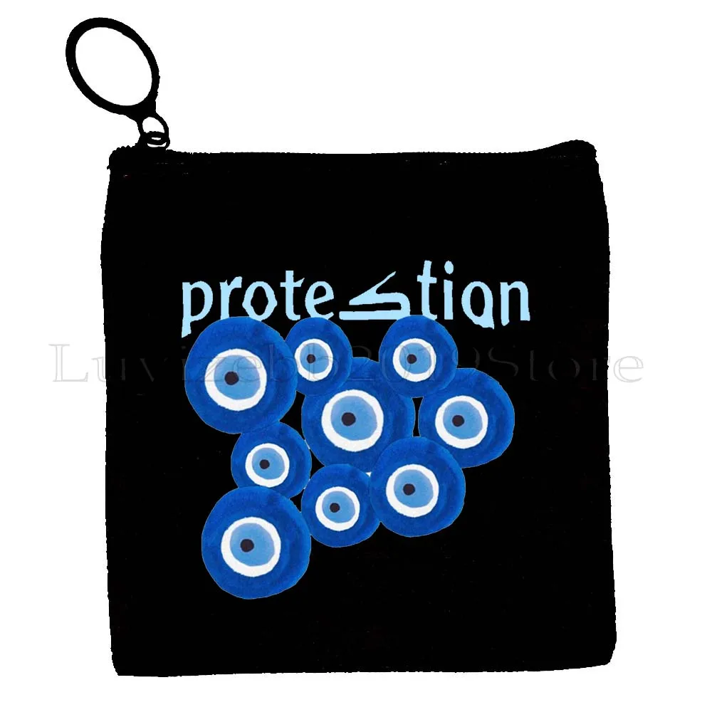 التركية ماجيك نزار اليونان الأزرق عين الشر همسة تميمة اليونانية ماندالا المرأة حقيبة قماش قنب محفظة نسائية للعملات المعدنية مفتاح حافظة حقيبة محفظة سستة الحقيبة