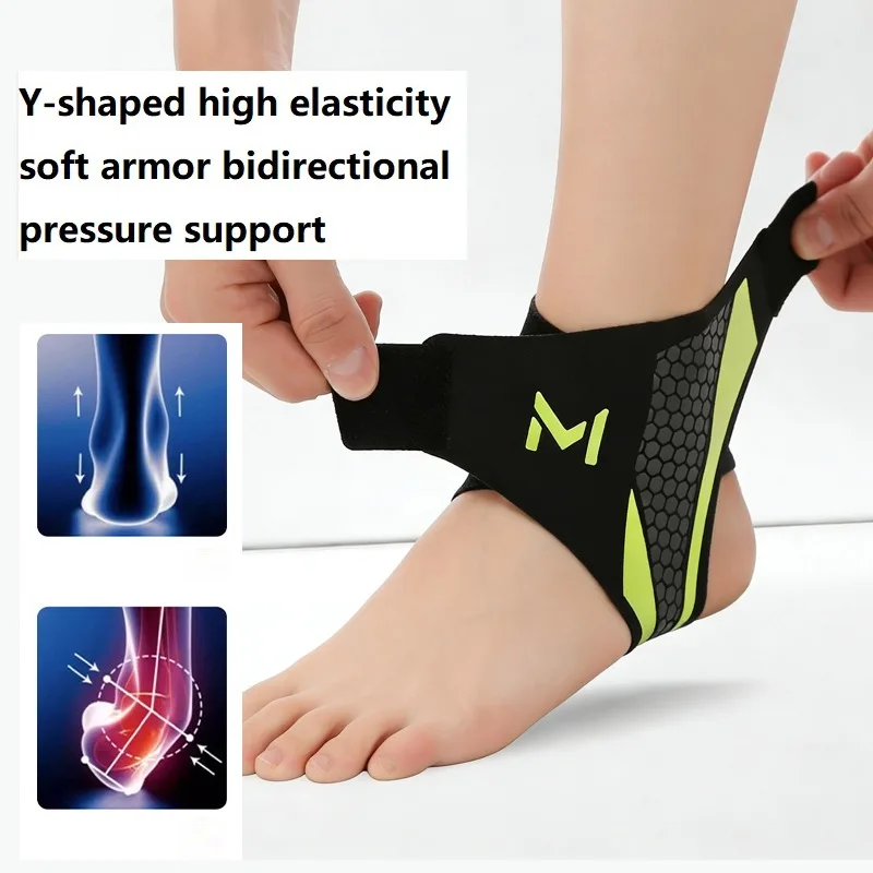 Ankle Brace Support Sleeve Plantar Fasciitis Night Splint Compression Bandage for Foot Pain Relief Sports Soccer Basketball 2