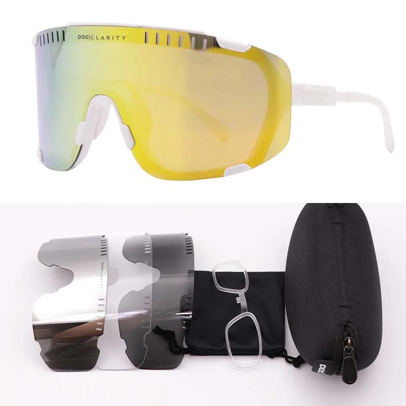 POC Devour Photochromatische Fahrradbrille Rennradbrille Winddicht UV400, MTB Anti-Fog-Brille mit Nasenpolster – Detail 13