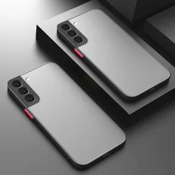 ARMOR Shockproof Matte Case For Samsung Galaxy S20 S21 FE S22 Plus S23 Ultra S8 S9 S10 Plus Note 8 9 10 20 Ultra Bumper Cover