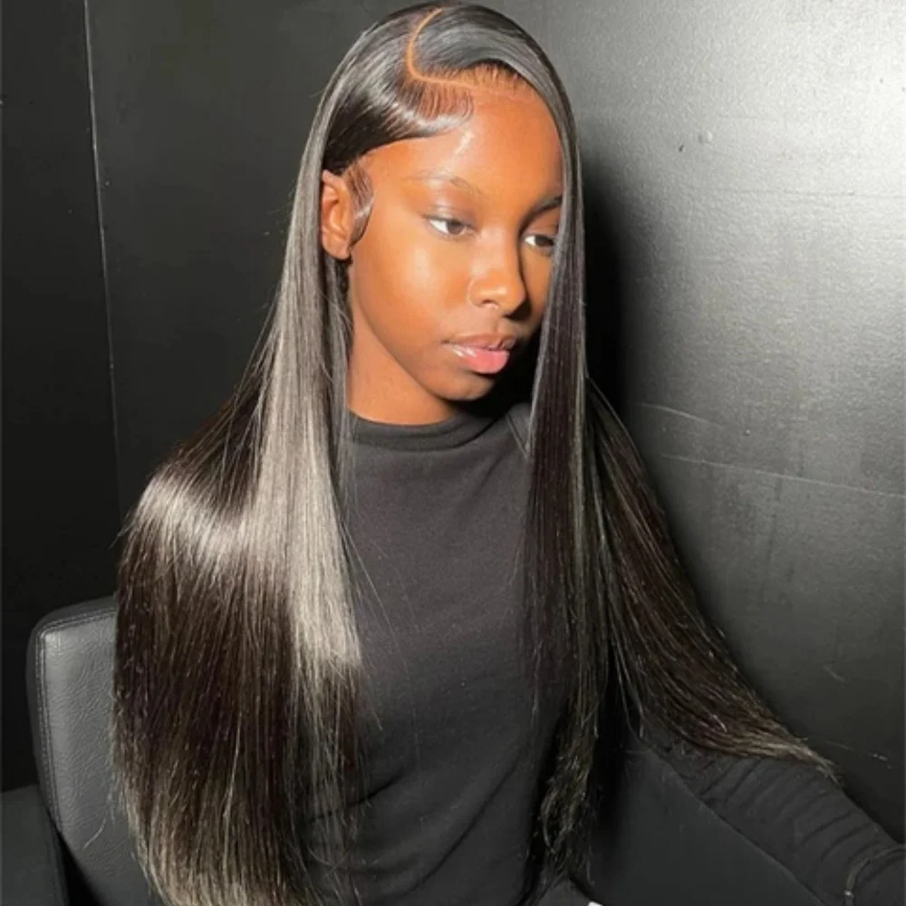 Silkwave 40 pollici 13x6 parrucca frontale per le donne nere parrucche brasiliane capelli umani 13x4 osso dritto hd trasparente parrucche anteriori in pizzo