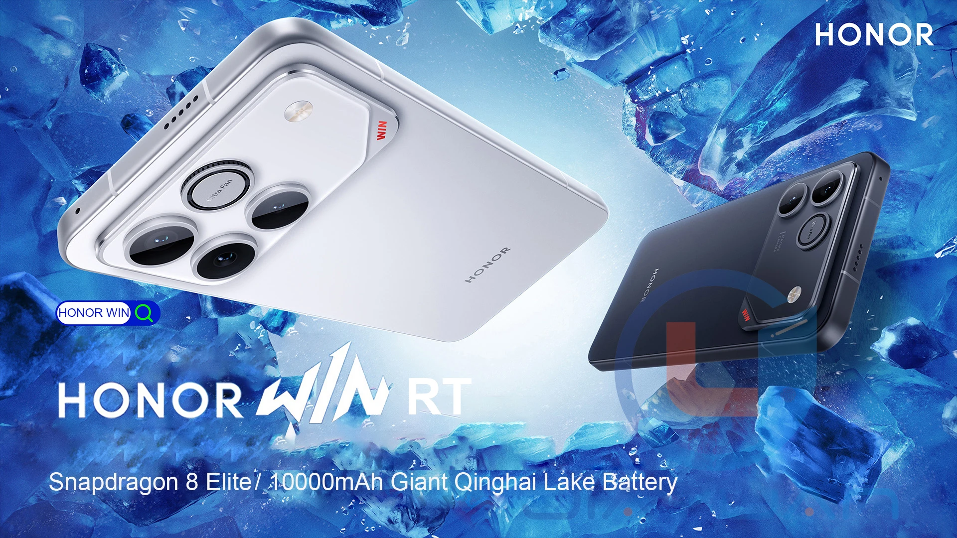 Original HONOR WIN RT 5G Game Mobile Phone 6.83" AMOLED 185Hz Display Snapdragon 8 Elite Battery 10000mAh 100W Wired Smartphone