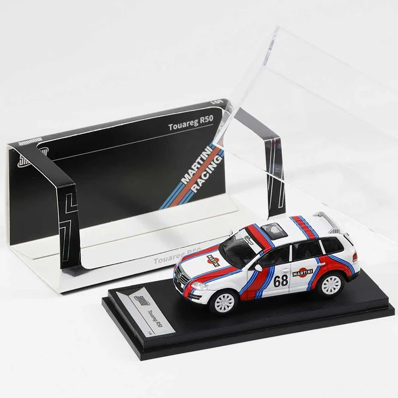 

Литой под давлением оригинальный масштаб 1:64 Touareg R50, имитация сплава, модель автомобиля, статический дисплей, Коллекционная игрушка, подарок, сувенирное украшение
