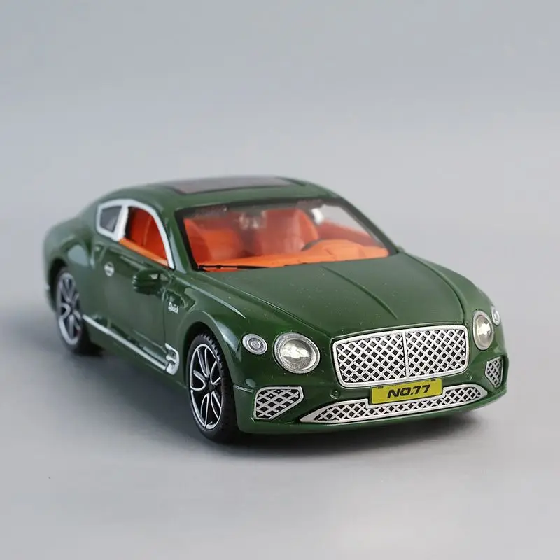 Vierdeurs automodel Kindersimulatie Speelgoedauto Traagheid Bestand tegen vallen Lichte muziek Plastic kleine auto