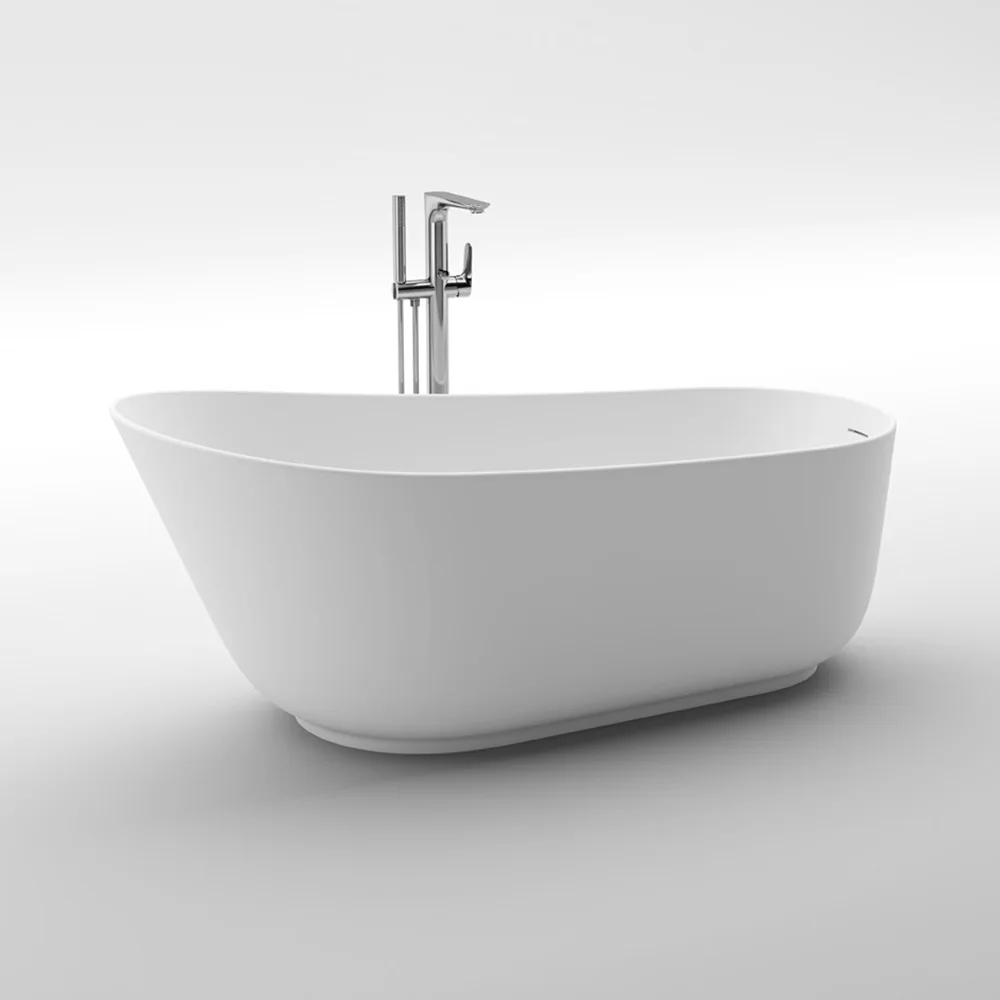 

Home Decor 1.5m Artificial Stone Bath Tub Luxurious And Spacious Soaking Bathtub