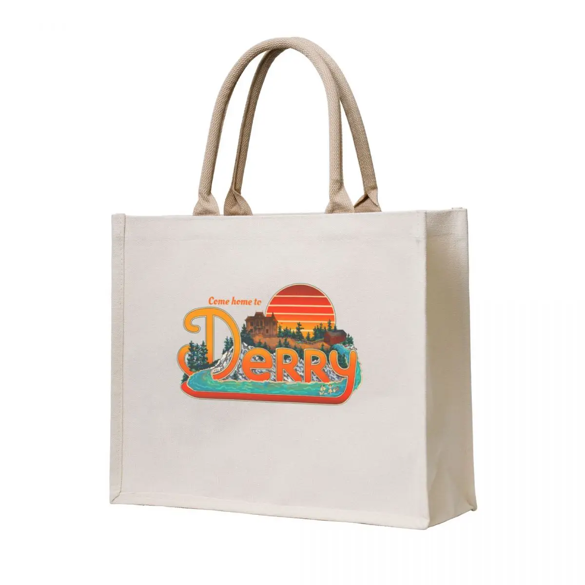 

Come Home To Derry Tote Bag Canvas shoulder bag eco bag folding luxury women bags woman 2025