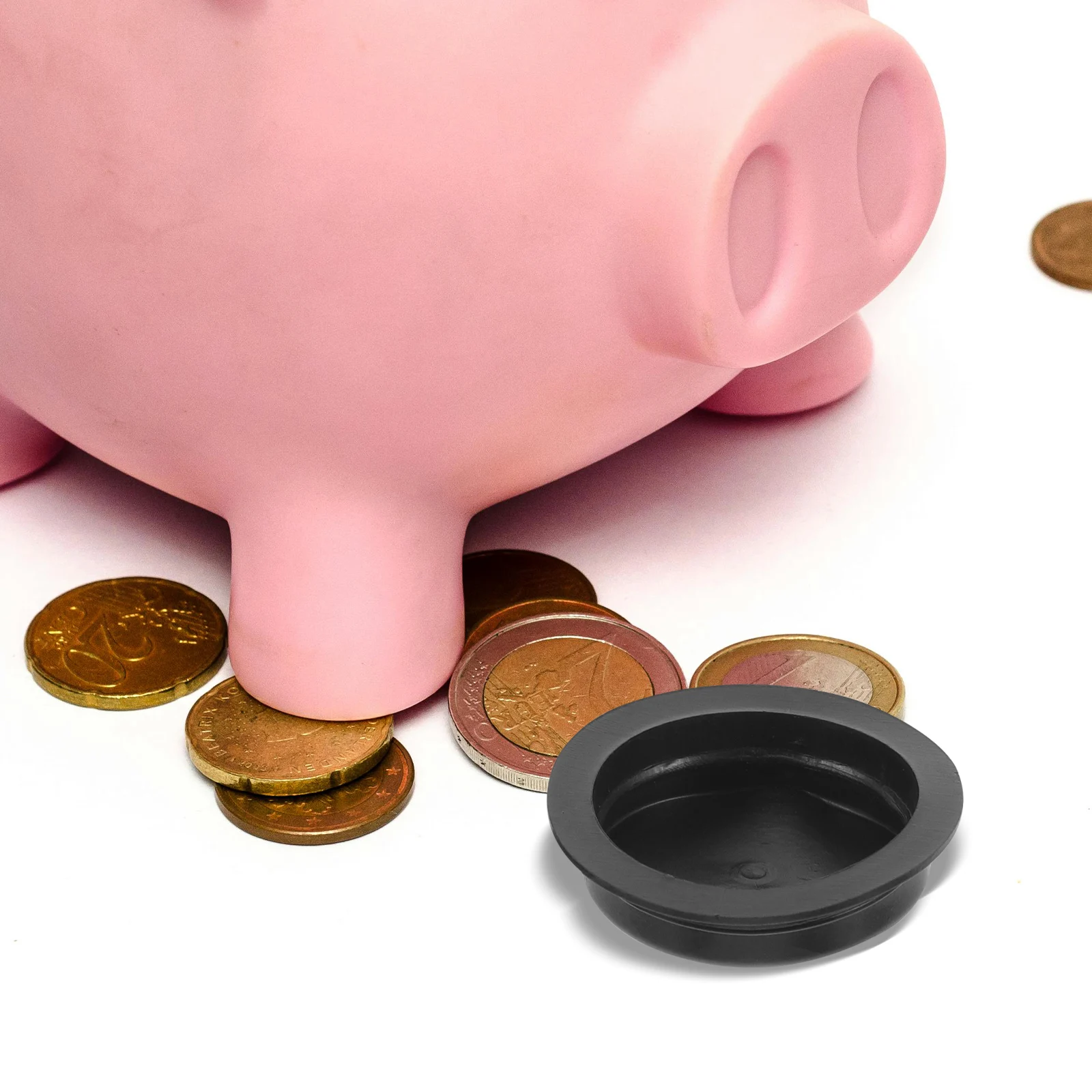 

50 pcs Painted Piggy Bank Bottom Cover Coin Plugs Saving Pot Stopper Round Rubber Bung Crafts Sturdy Safe Excellent Not