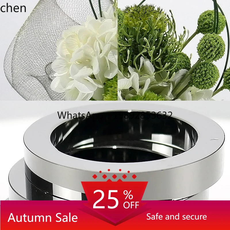 

modern simple simulation flower art geometric flower device soft decoration model house hydrangea combination ornament
