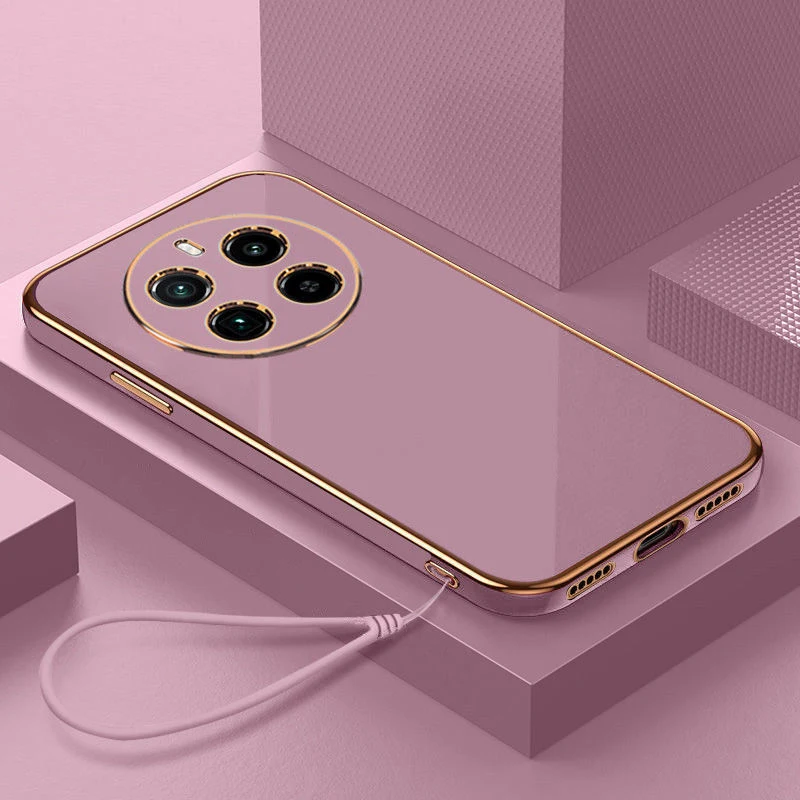 

Luxury Square Plating Case for Realme 12/12 Pro/12+/Pro Plus Shockproof Back Cover Funda Coque Phone Accessories