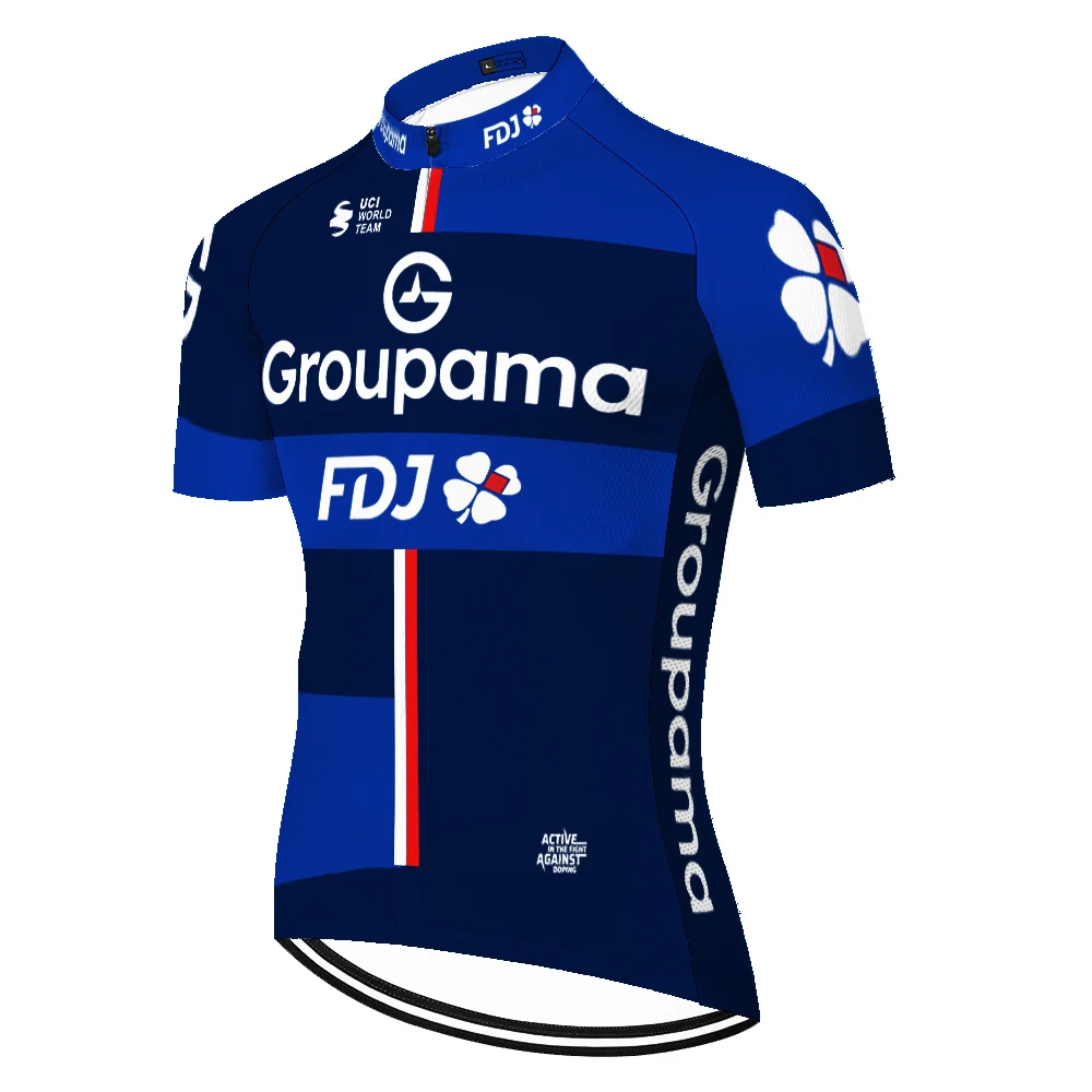 2025 FDJ maillot ciclismo hombre cycling jersey men 자전거의류 ropa enduro tenue vtt homme bike shirt camiseta mtb джерси mtb의류