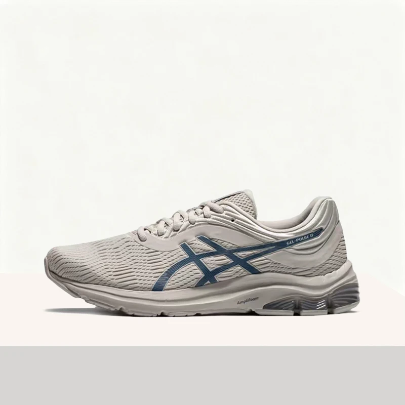 ASICS Gel-Pulse 11 Men's Gray/Blue Low-Top Runners – Durable Breathable Sports Fabric & Comfortable Everyday Fit 1011B293-022