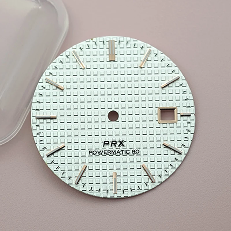 Dia 31.8mm PRX Super Player Watch Green Luminous Watch Dial Fits NH35 NH36 NH38 4R35 4R36 7S Movement Watch Accessories Refit