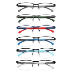 Men Blue light blocking Reading Glasses Lightweight Metal Frame Reduce Fatigue Computcer Readers HD Lens Presbyopia Eyewear