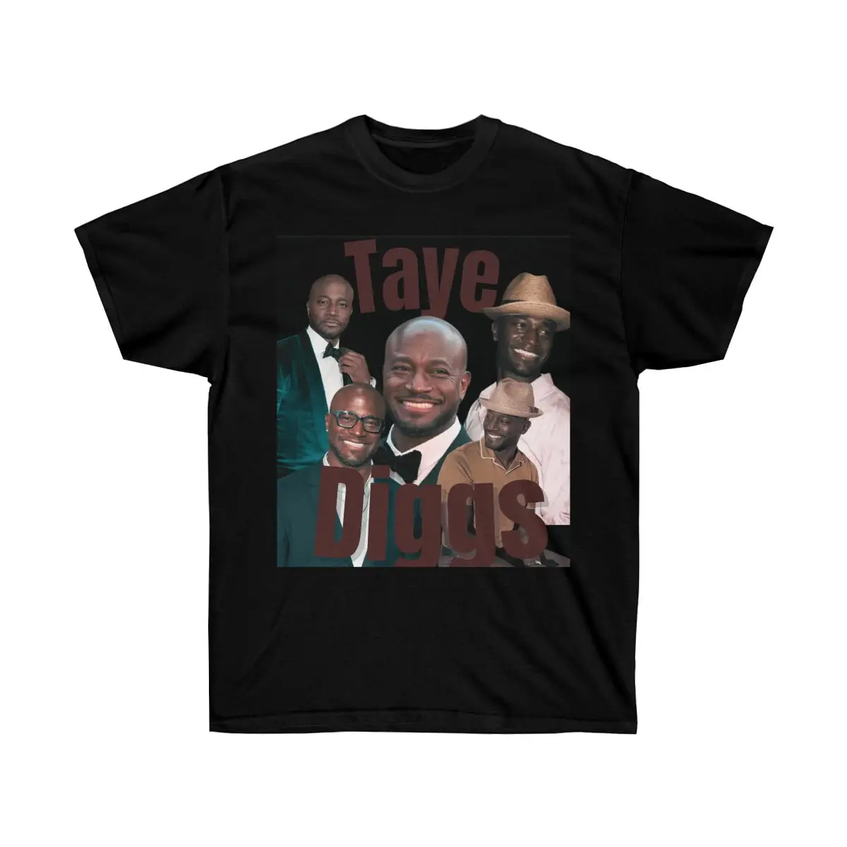 TAYE DIGGS Unisex Graphic Tee Taye Diggs Vintage Unisex Crewneck