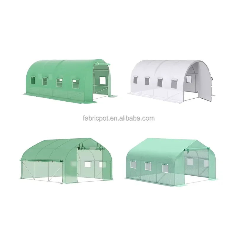 Walk-in Greenhouse for All Seasons Outdoor Tunnel Greenhouse for Backyard Commercial Small Mini Garden Easily Assembled