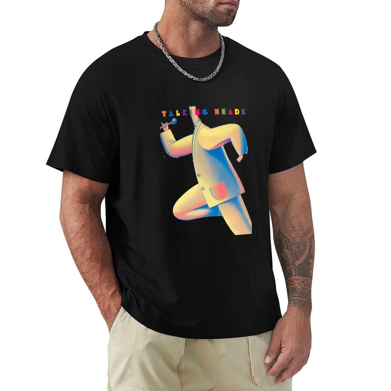 

Talking Heads - Colours T-Shirt Gym Exercise Short Sleeve T-Shirt