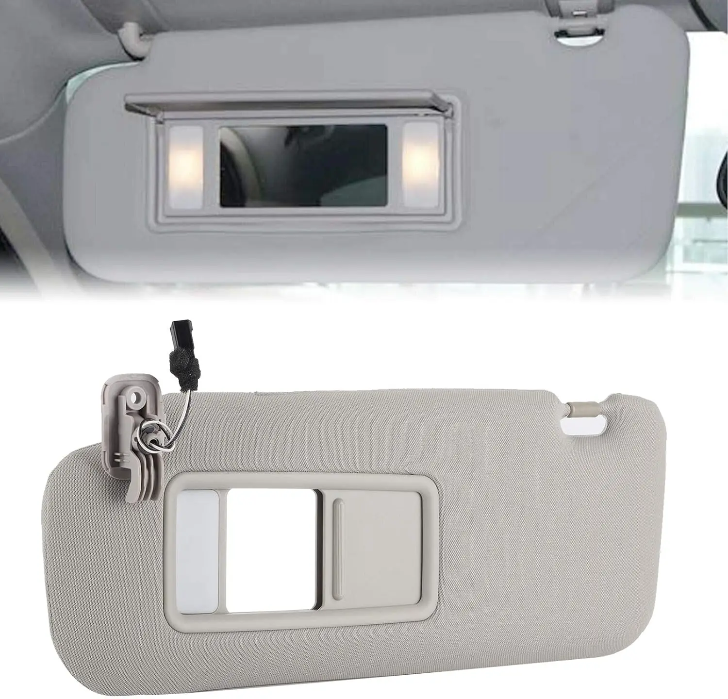 

For Mazda 3 CX-9 2010 2011 2012 2013 2014 2015 Front Sunshade Board Sun Visor With Light Sunvisor Panel Car Accessories Interior