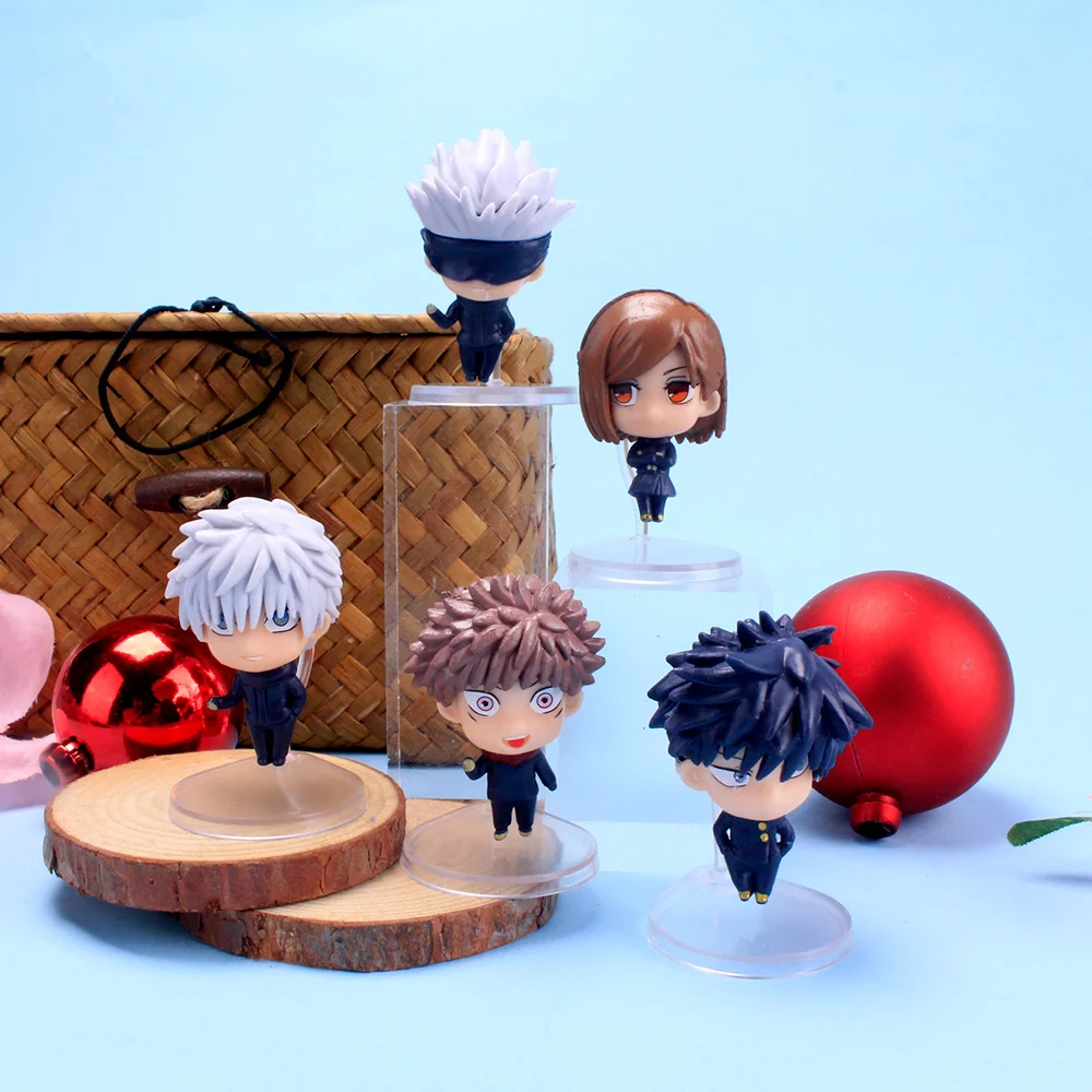 Jujutsu Battle Anime Mini Palmare Tiger Staff Yuren Gojo Gojo Q Edition Palmare Modello in PVC Ornamento Anime Periferico Regalo