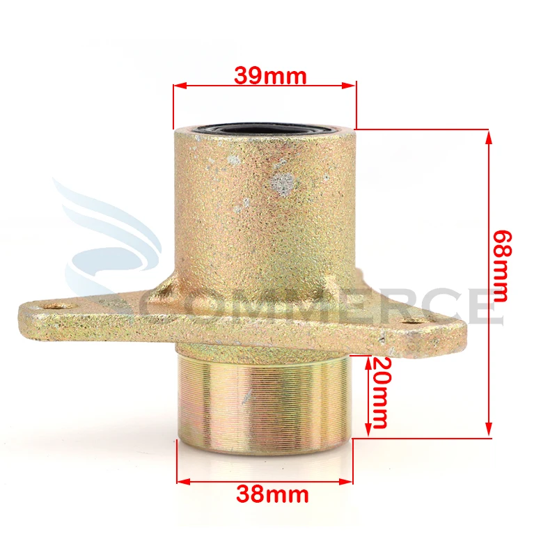 1 Pair 15mm Front Wheel Hub Fit For China 50cc 70cc 90cc 110cc 125cc Mini Kids Go Kart Golf Cart Buggy Karting ATV UTV Quad Bike