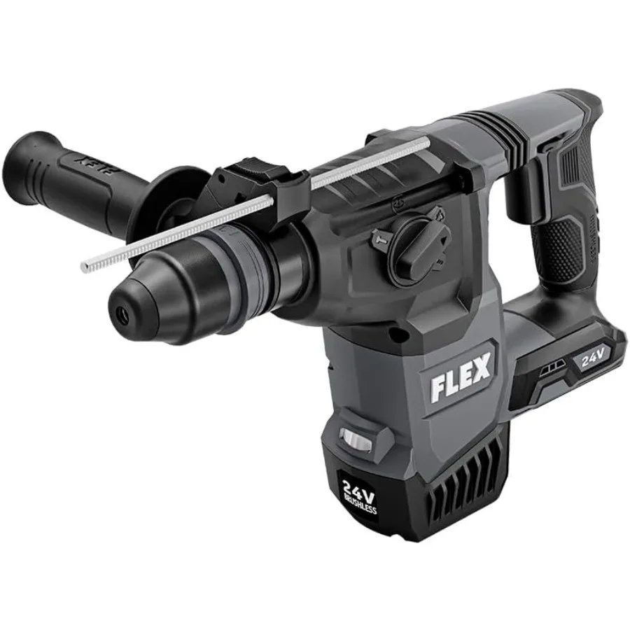 

Бесщеточный аккумуляторный однодюймовый перфоратор SDS Plus, 24 В, 1,9 фута фунта, только аккумулятор и зарядное устройство в комплект не входит — FX1551