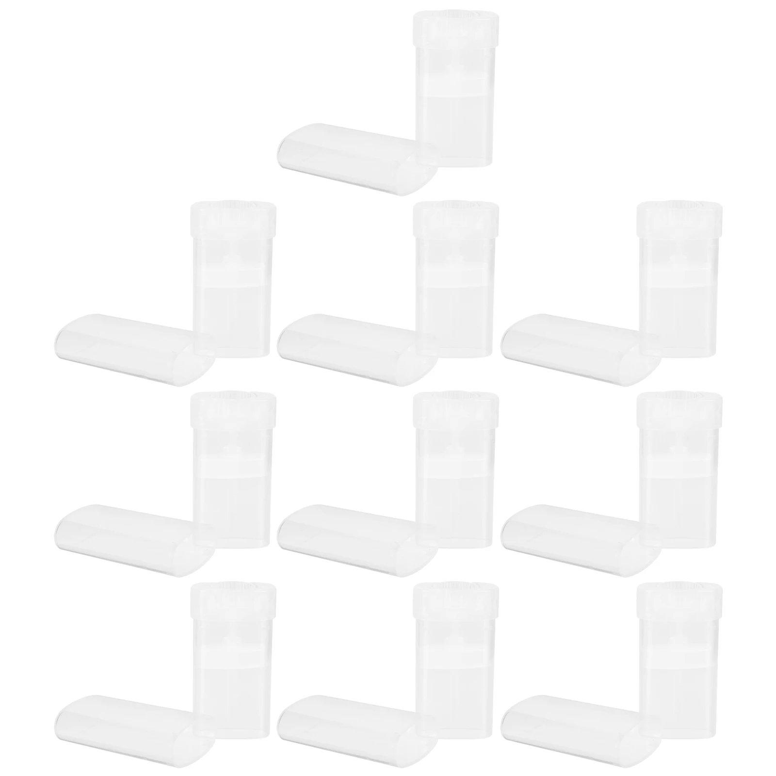 

10pcs Cream Bottles Durable Plastic Sub Containers Portable Leak-Proof Storage Jars For Ointments Lotions Deodorant