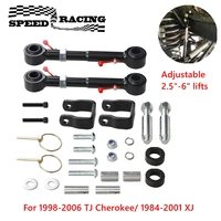 La biela delantera ajustable desconecta el sistema para Wrangler 1998-2006 TJ Cherokee 1984-2001 XJ con 2,5 elevadores "" - 6""