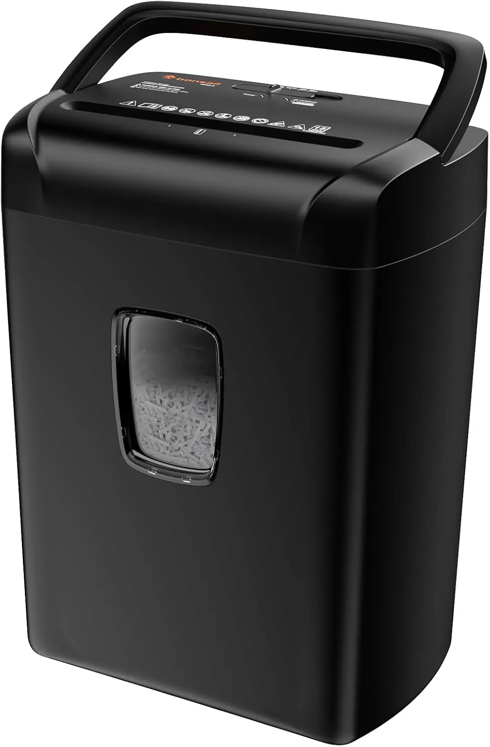 

15-Sheet Cross Cut Paper Shredder for Home Office, 10-Minute Run Time, 5.5 Gal Bin, P-4 Security, Shreds CD/Credit Cards