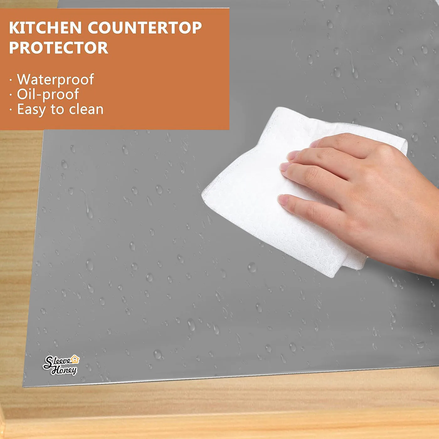 Large Silicone Table Placemat, Heat Insulation, Anti-Slip, Washable, Kitchen, Dining Dish, Countertop Protector Pad, 1Pc