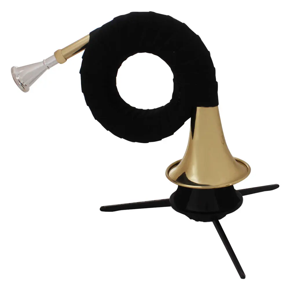 

B Flat Major Hunting Horn Practical Music Instrument Premium French Waldhorn Brass Wind Child Small Professional