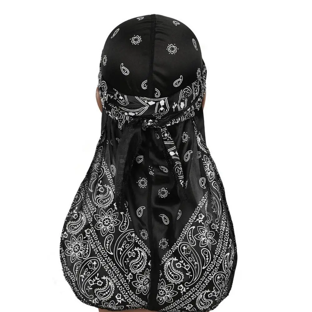 

Unisex Breathable Long Tail Pirate Hat Quick Dry Solid Color Banded Headscarf Hat Sun Protective Dustproof Camping