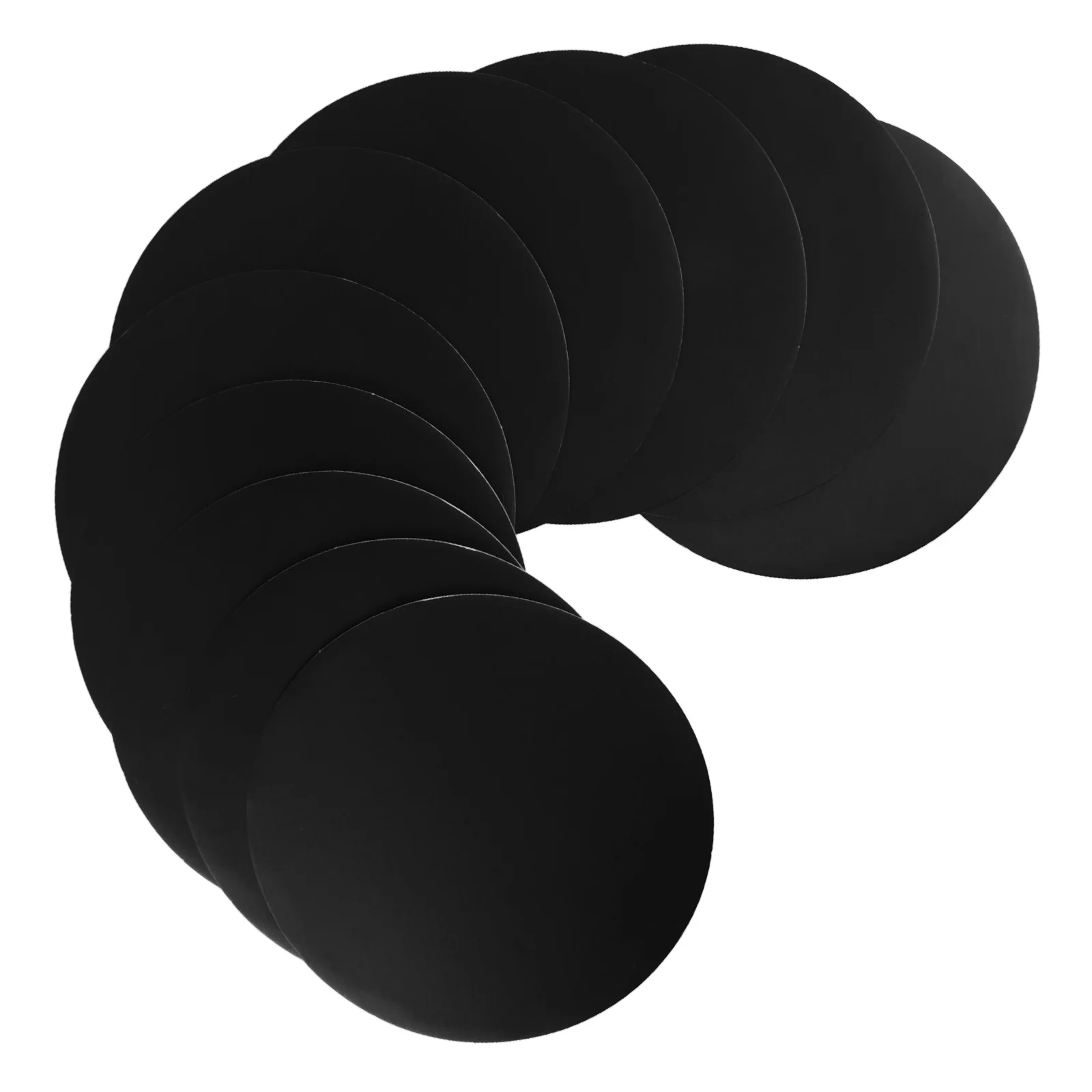 

10pcs Round Boards Circles Paper Drums Cardboard Rounds Gold Cake Display Boards For Wedding Birthday Baking Accessories